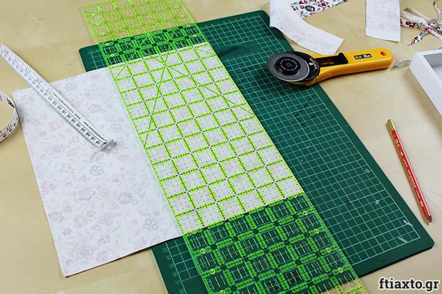 DIY: Δίσκος με σχοινί και ύφασμα